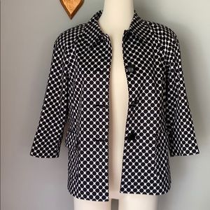 Talbots  3/4 Sleeves Blazer Stretch Size 4